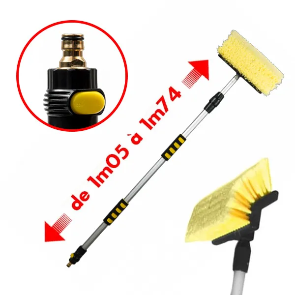 Balai de lavage tlescopique MAXI 1m74