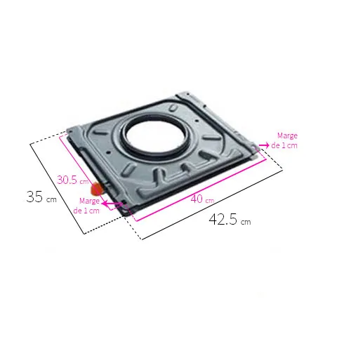 Embase PIVOTANTE Chauffeur Ducato X244