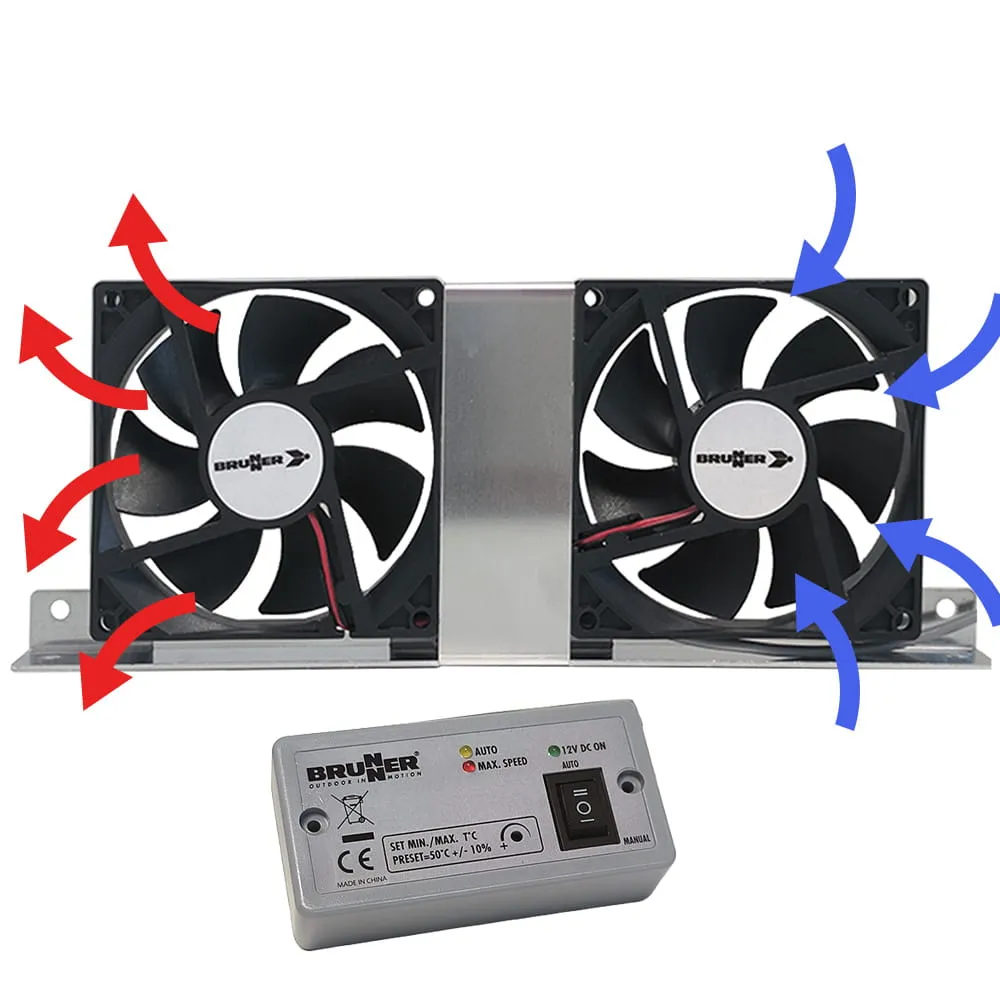 Ventilateur de r�frig�rateur Vento NG92 BRUNNER