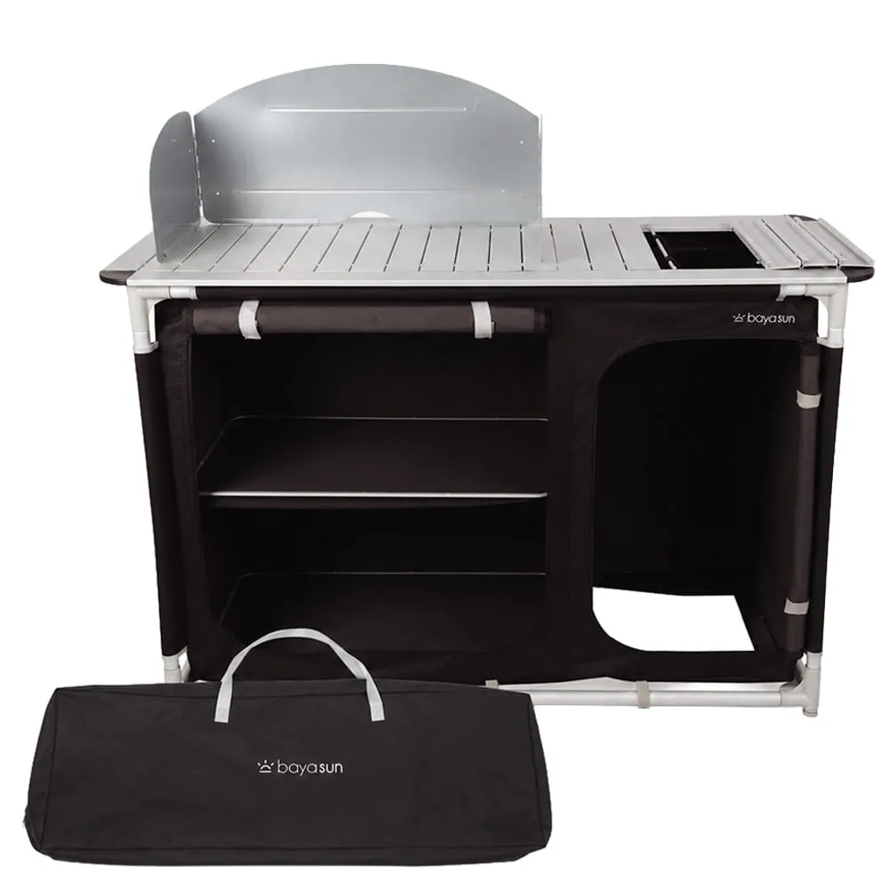 Meuble de cuisine XL Mercure avec �vier et pare-flamme BAYASUN