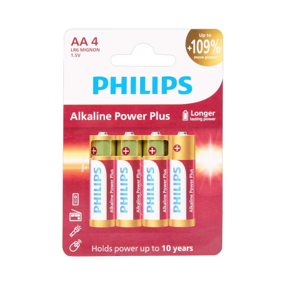 Piles 1,5V type LR6 - Lot de 4