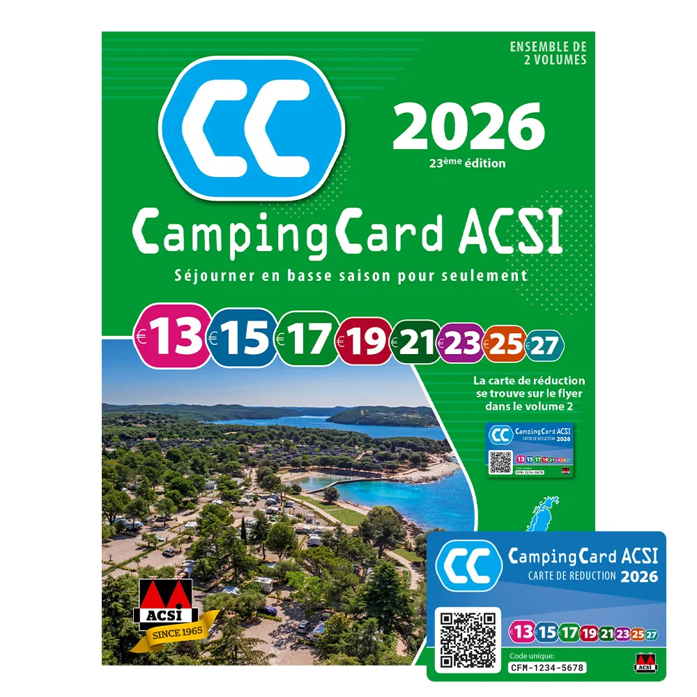 Guide ACSI 2026 + CampingCard