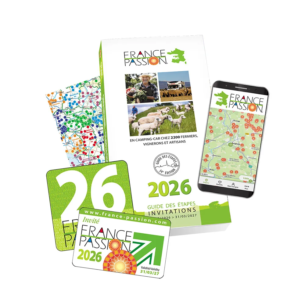  Guide des Etapes France Passion 2026