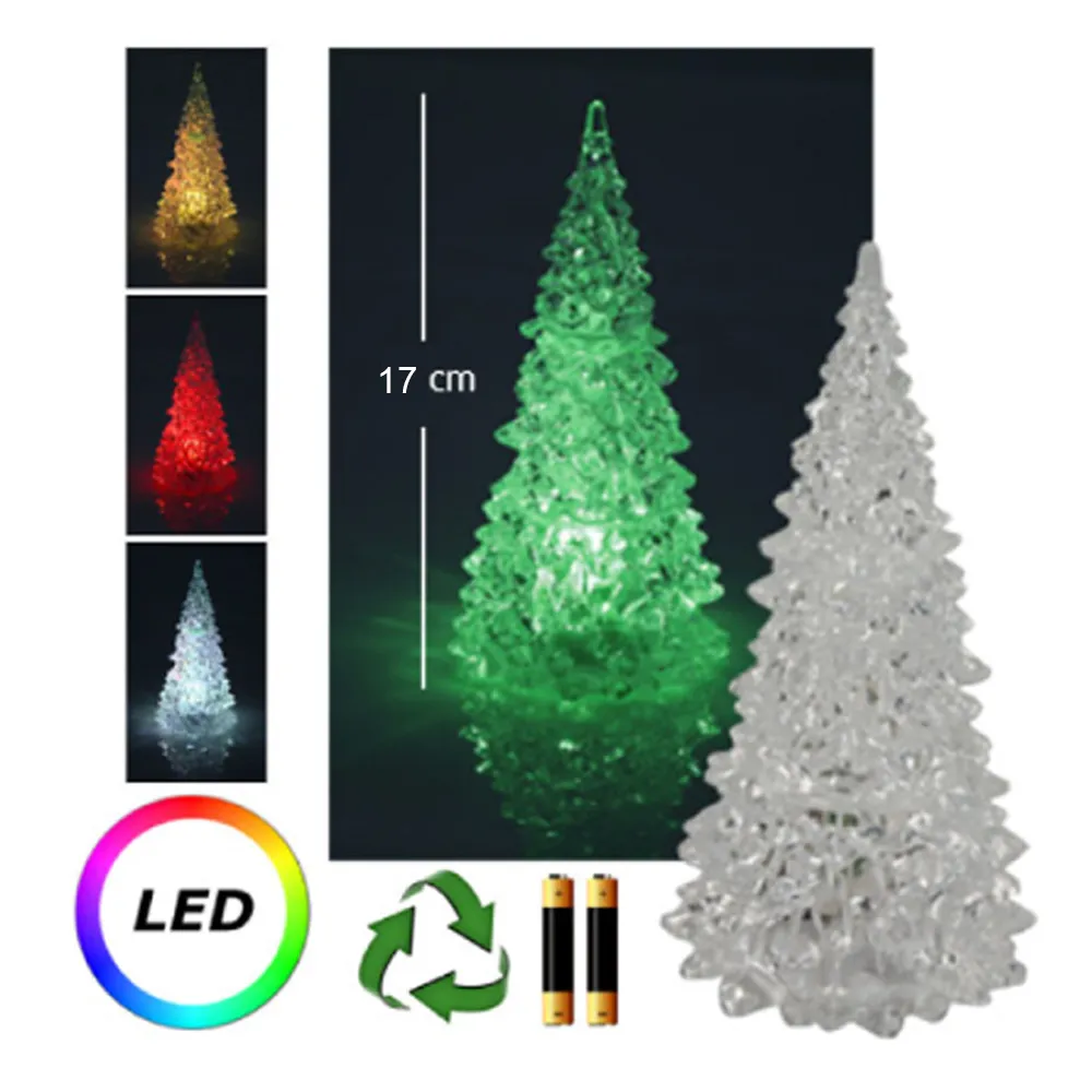 Sapin de Nol  LED 17 cm