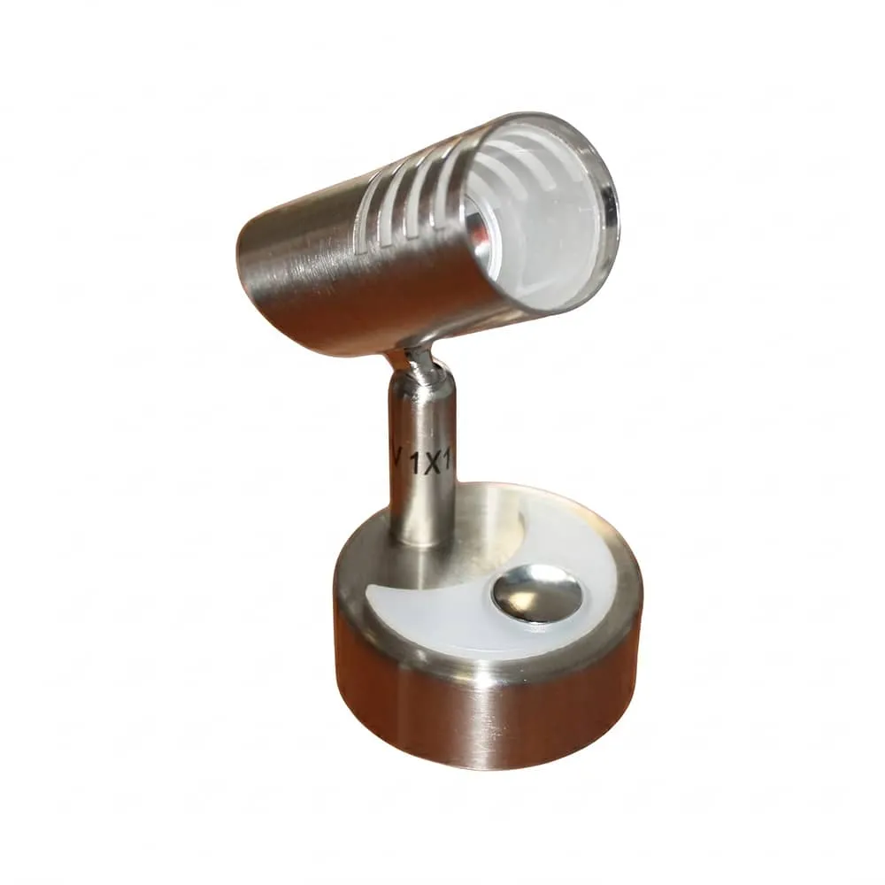 Spot 1 LED 10-15V 1W orientable et tactile