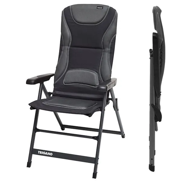 Fauteuil matelass� alu VIP Graphite TRIGANO
