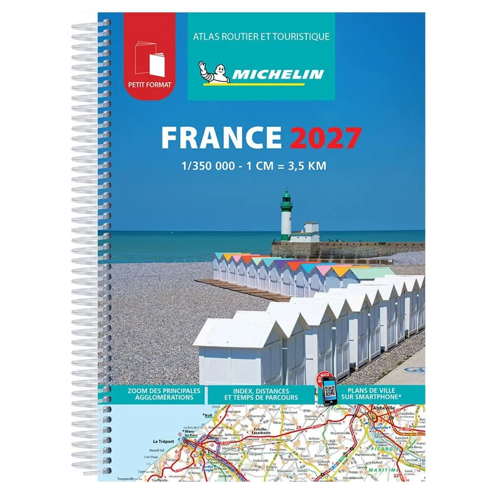 Mini Atlas routier et touristique Michelin France 2027