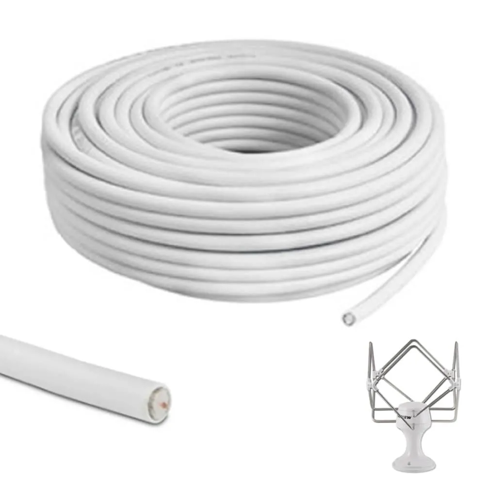 C�ble coaxial pour antenne TV fixe au mL