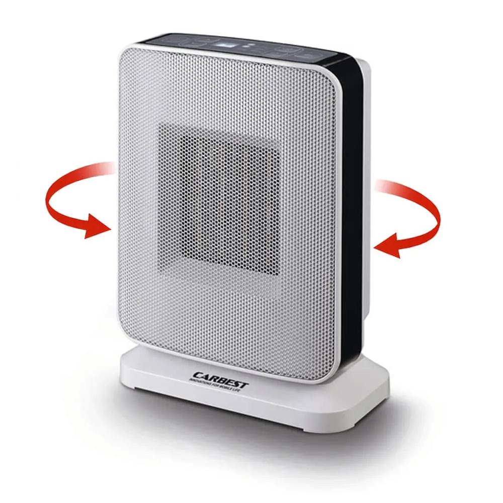 Chauffage c�ramique oscillant CARBEST Pietro 750W-1500W 
