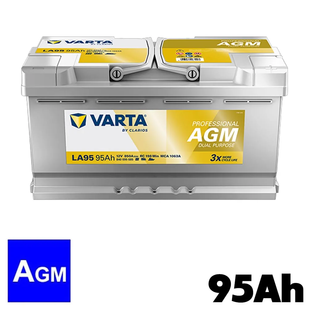 Batterie AGM 12V 95Ah VARTA