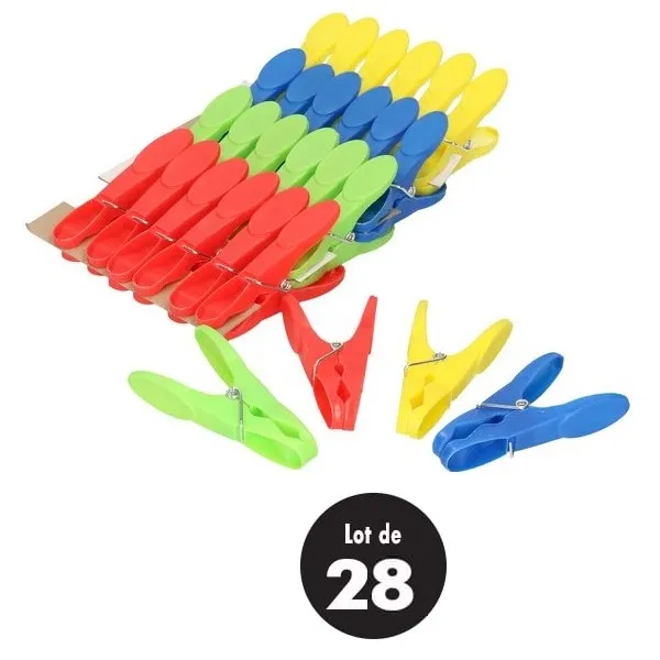 Pinces  linge 28 pices