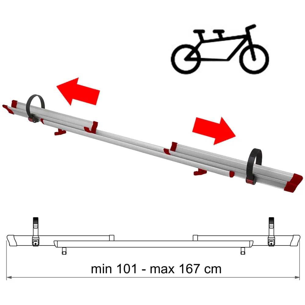 Rail Quick C Extensible FIAMMA Rouge