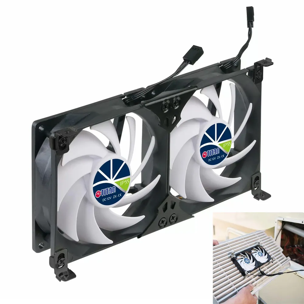 Ventilateur de frigo 12V TITAN 12 cm 