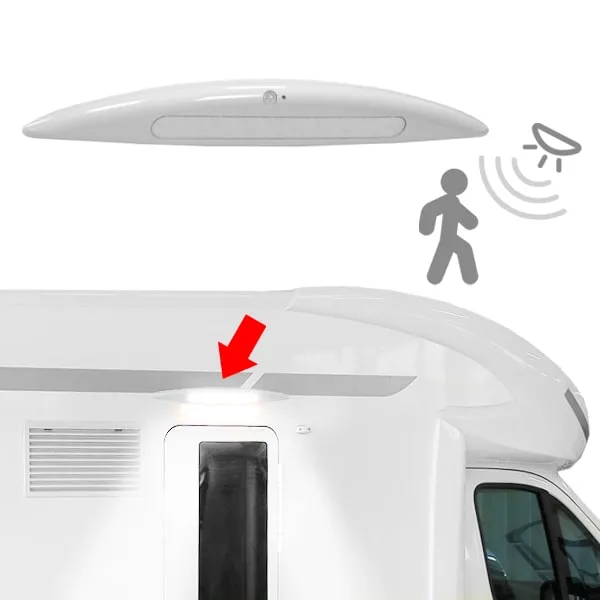 �clairage Auvent 10 LED 364 mm d�tecteur mouvement