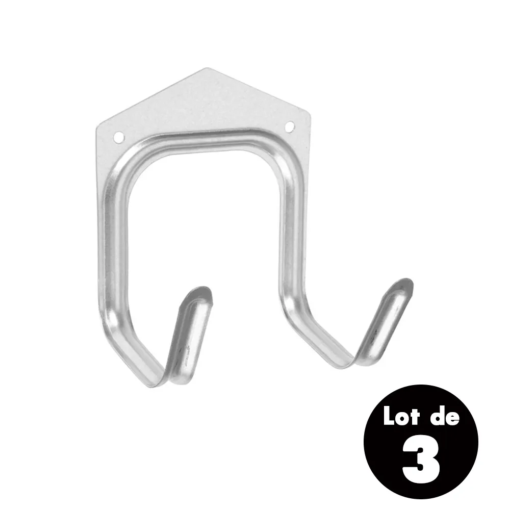 Lot de 3 crochets multi-usages