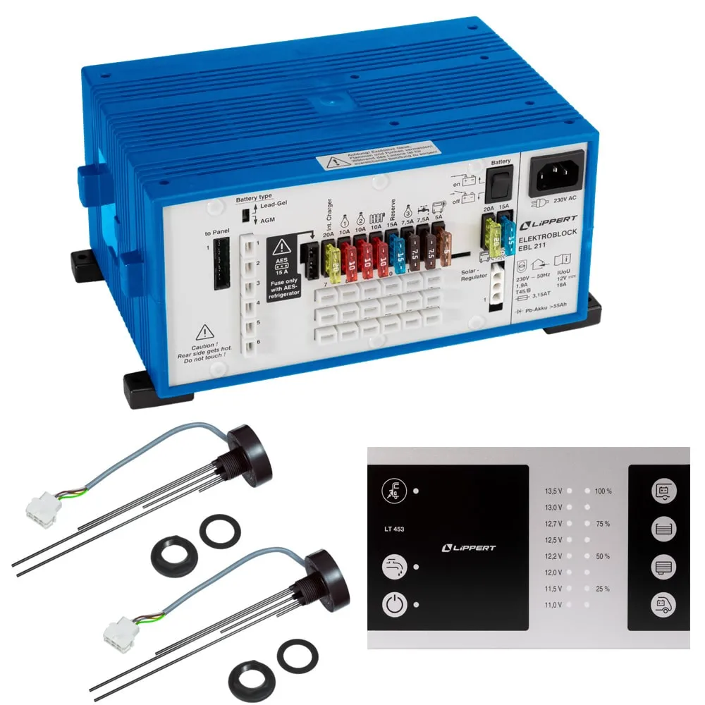 Transformateur SCHAUDT LIPPERT EBL 211 avec panneau LT453