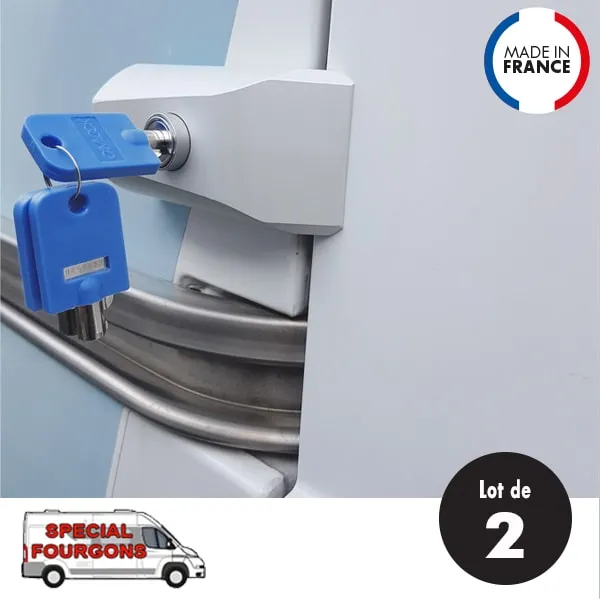 Lot de 2 verrous Fuyants IMC Portes Arrires et Latrales Fourgon 