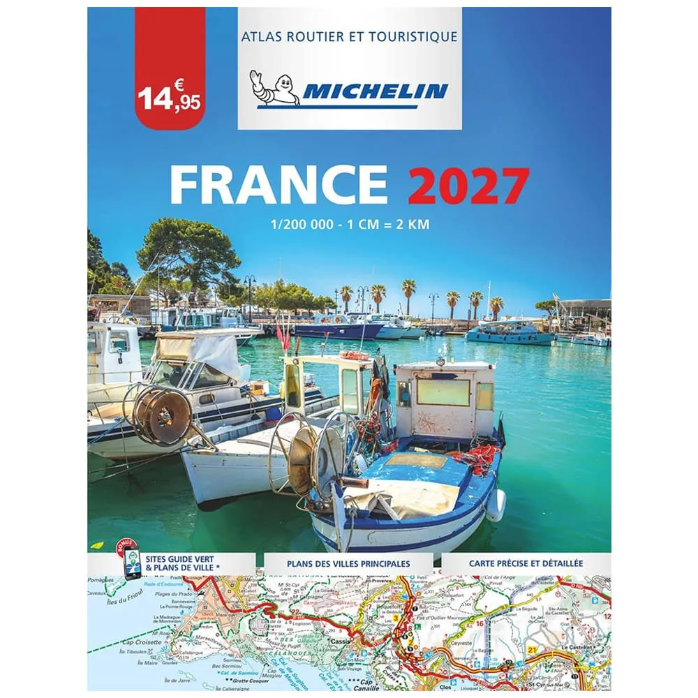 Atlas routier et touristique Michelin France 2027