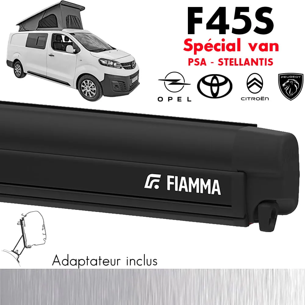 Store Fiamma F45s 2m63 Van PSA Stellantis Noir