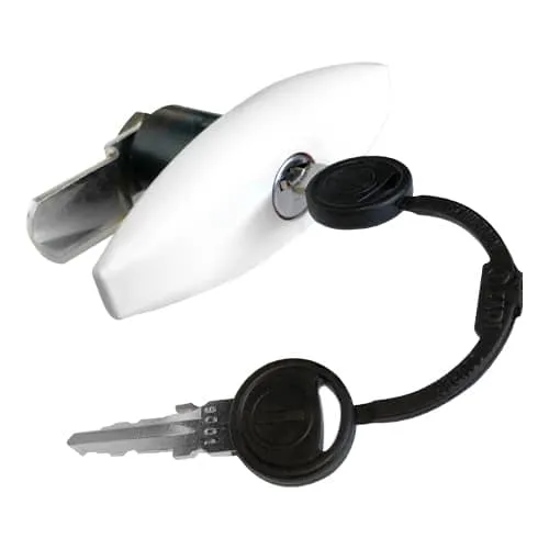 Serrure ZADI PUSH Type B blanche