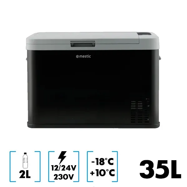Glacire 35L  compression 12/24V et 230V MESTIC MCC-35 AC/DC