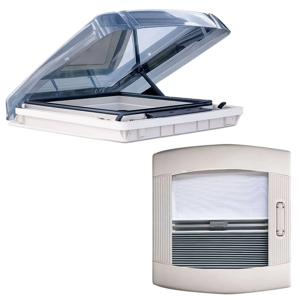 Lanterneau REMITop Vario II 400 x 400 mm manivelle