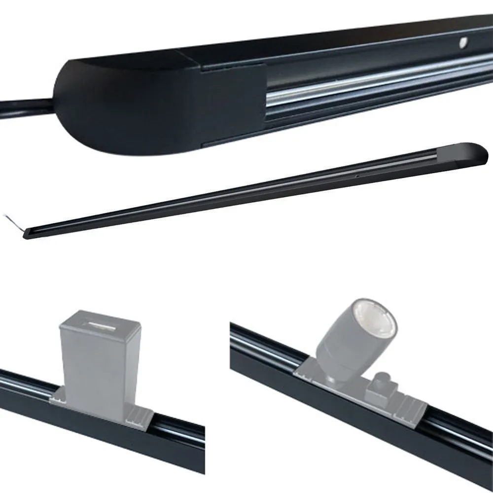 Rail conducteur noir 1m04 