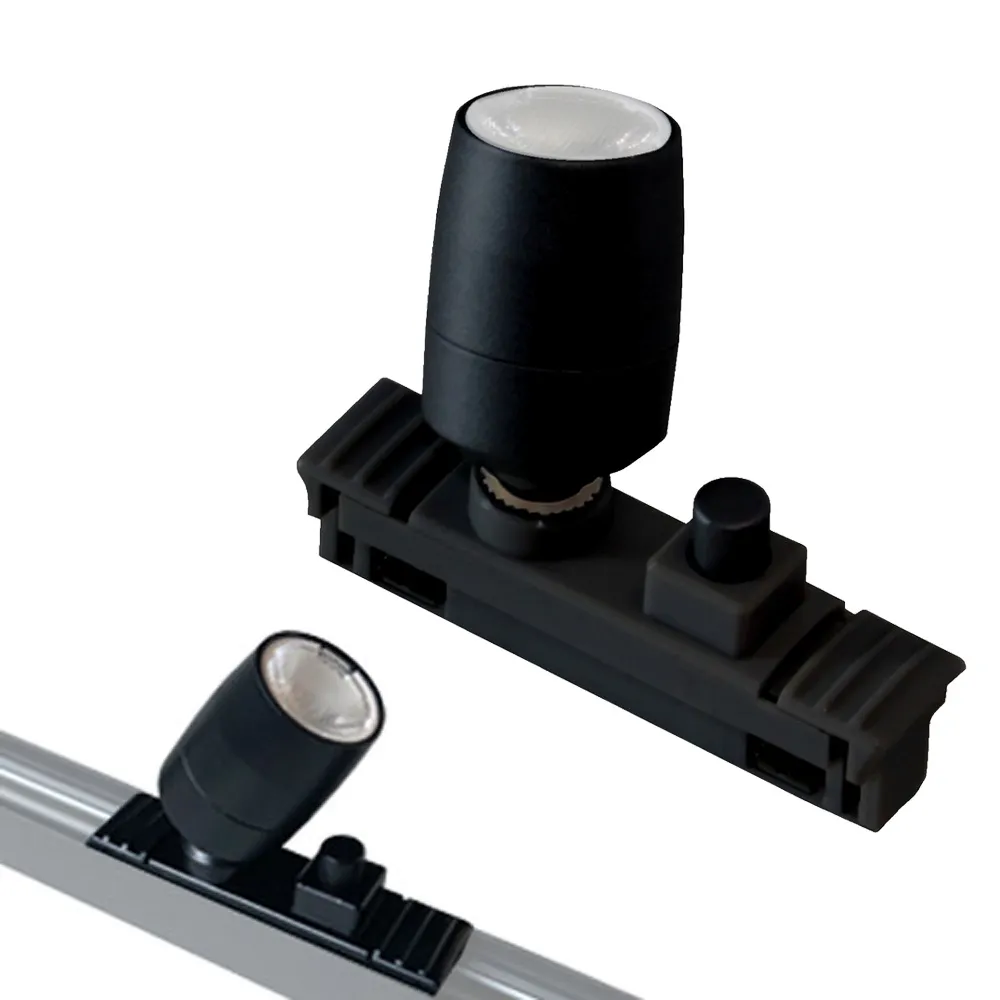Spot LED 12V pour Rail noir