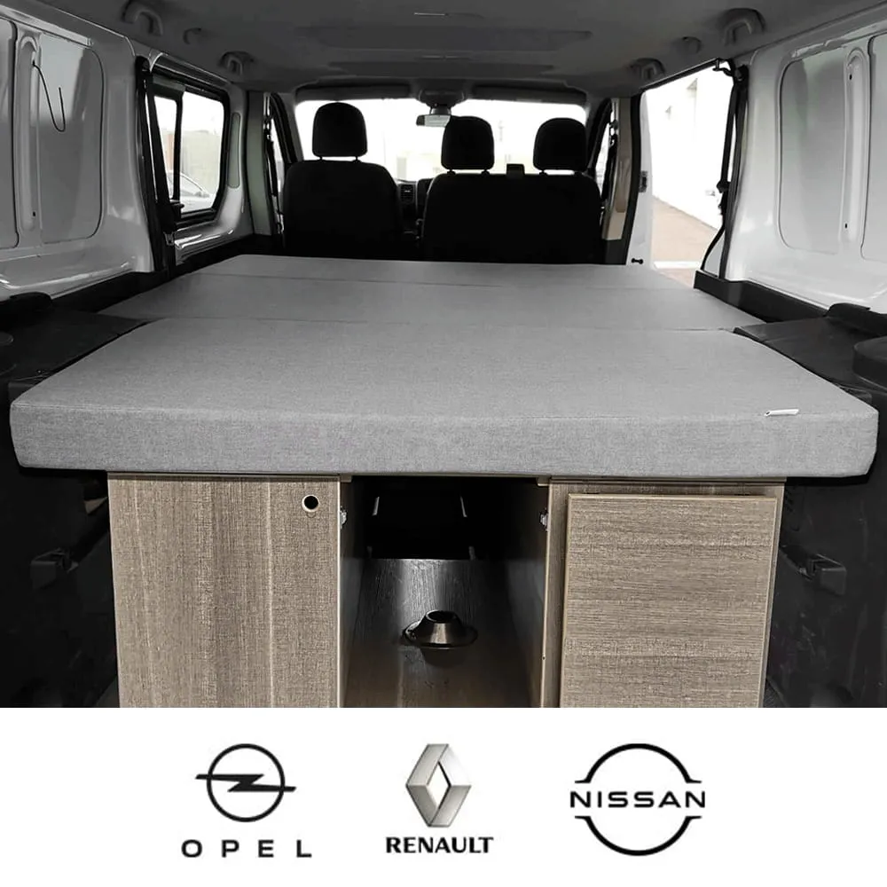 Lit arri�re pour RENAULT Trafic de 2002 � 2021 avec habillage
