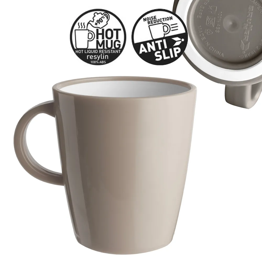 Hot Mug Resylin Pepita 30cl anti-drapant BRUNNER