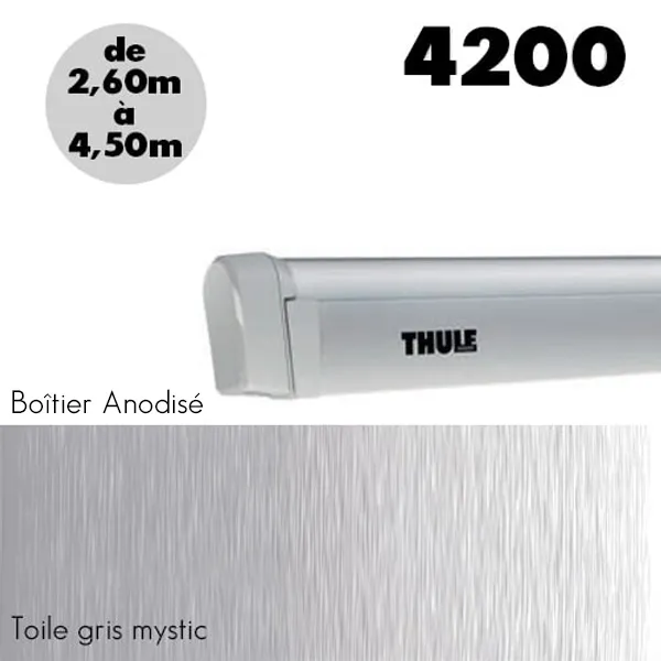 Store THULE 4200 Omnistor Anodis de 2,60  4m50