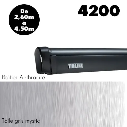 Store THULE Omnistor 4200 anthracite de 2,60  4m50