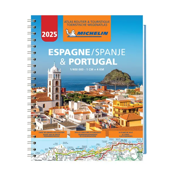 Atlas routier et touristique Michelin Espagne et Portugal 2025
