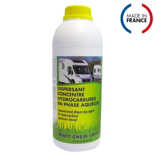 Dispersant concentr d'Hydrocarbures en phase aqueuse MATT CHEM 