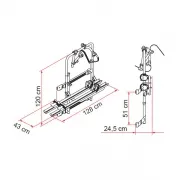 Porte v�los FIAMMA Carry Bike 200 DJ avant 2007