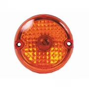 Feu arrire rond clignotant encastrable diamtre 94.4 mm