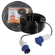 Prolongateur 40m 220V P17 mle et femelle