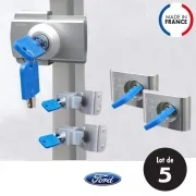 Lot de 5 verrous IMC Sp�cial Profil� FORD Transit apr�s 2014