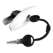 Serrure ZADI PUSH Type B blanche